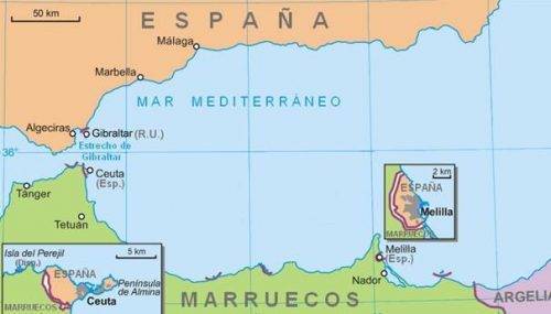 GORIAN Aduanas customs ceuta  melilla mapa e1663353006578